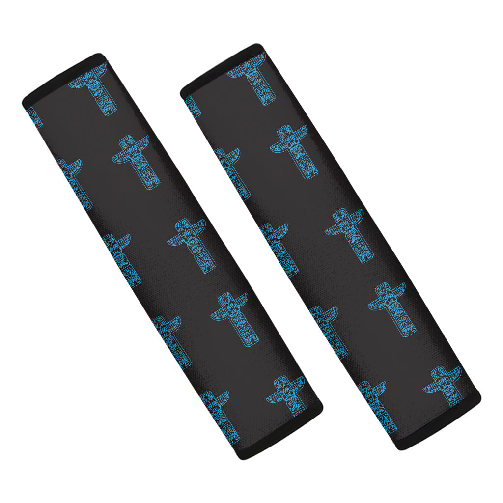 Native Totem Pattern Print Car Seat Belt Covers