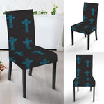Native Totem Pattern Print Dining Chair Slipcover