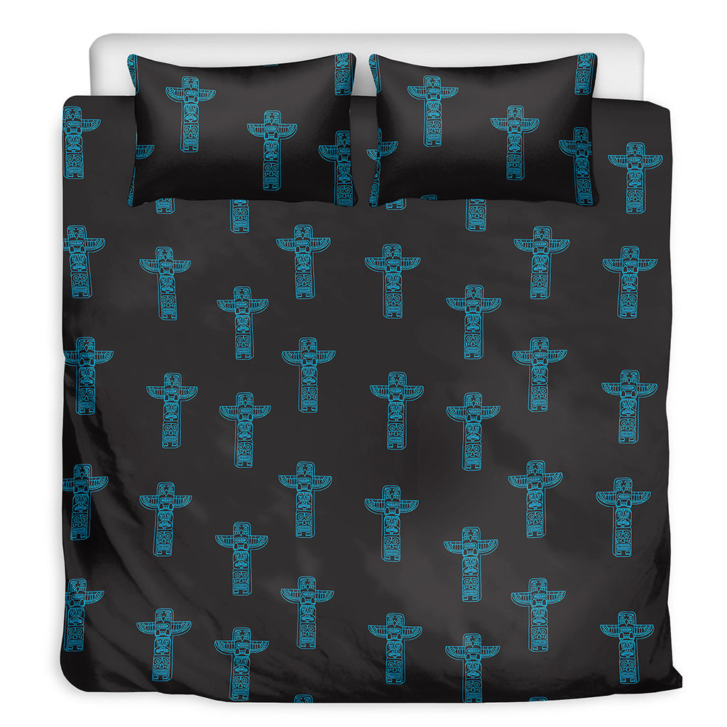 Native Totem Pattern Print Duvet Cover Bedding Set