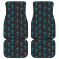 Native Totem Pattern Print Front and Back Car Floor Mats