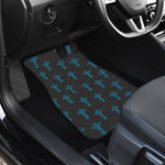 Native Totem Pattern Print Front and Back Car Floor Mats