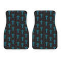 Native Totem Pattern Print Front Car Floor Mats