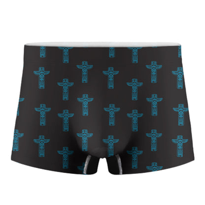 Native Totem Pattern Print Men's Boxer Briefs