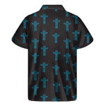 Native Totem Pattern Print Men's Short Sleeve Shirt