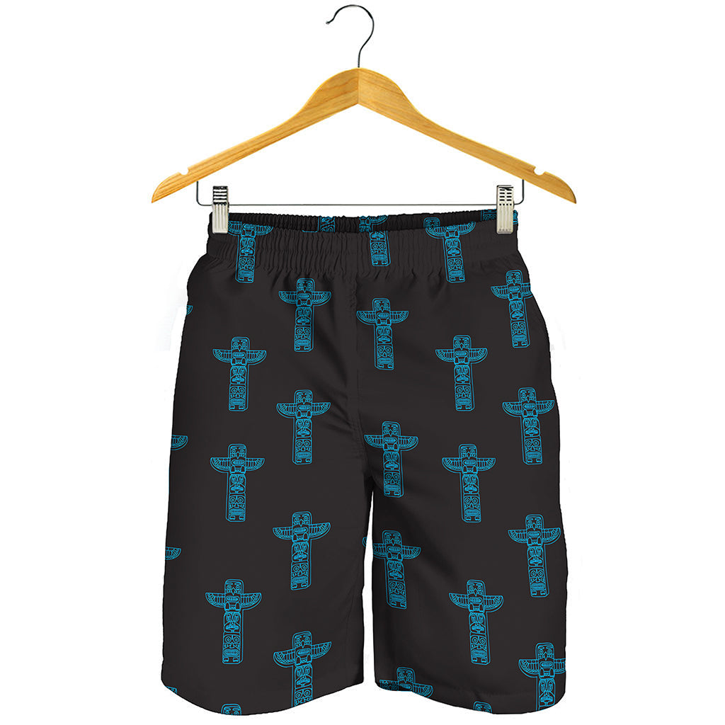 Native Totem Pattern Print Men's Shorts