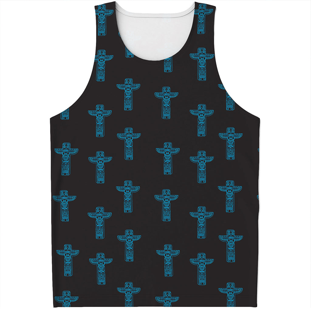 Native Totem Pattern Print Men's Tank Top