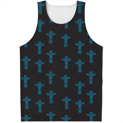 Native Totem Pattern Print Men's Tank Top