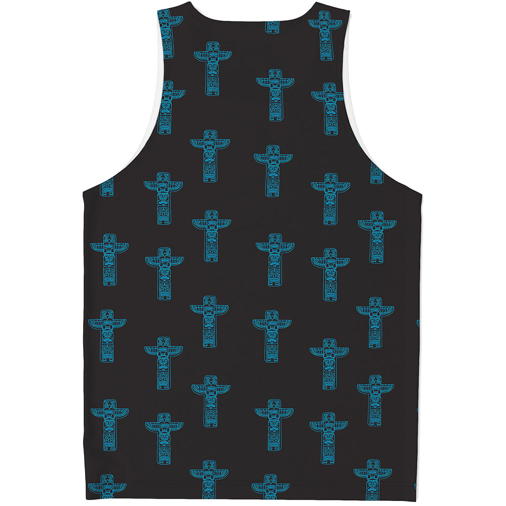 Native Totem Pattern Print Men's Tank Top