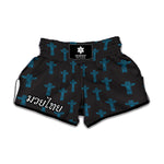 Native Totem Pattern Print Muay Thai Boxing Shorts