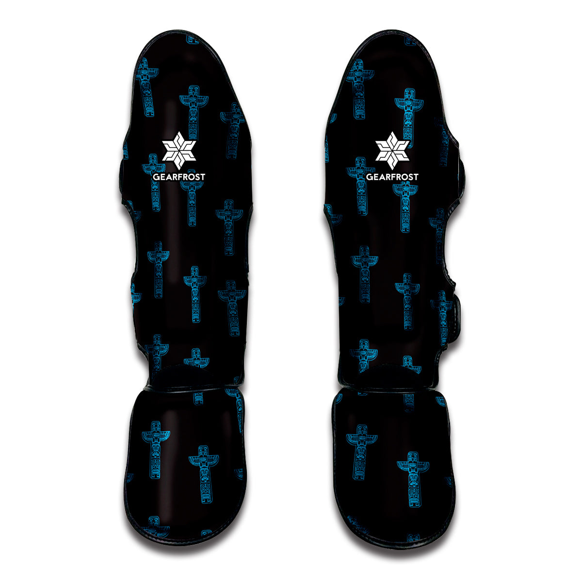 Native Totem Pattern Print Muay Thai Shin Guard