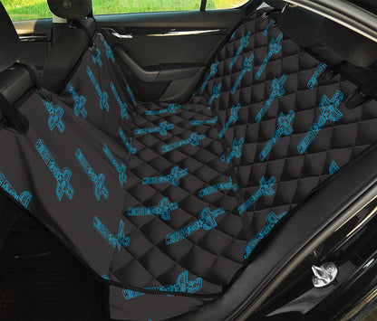 Native Totem Pattern Print Pet Car Back Seat Cover