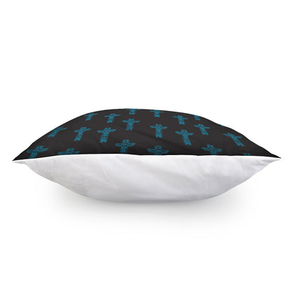 Native Totem Pattern Print Pillow Cover