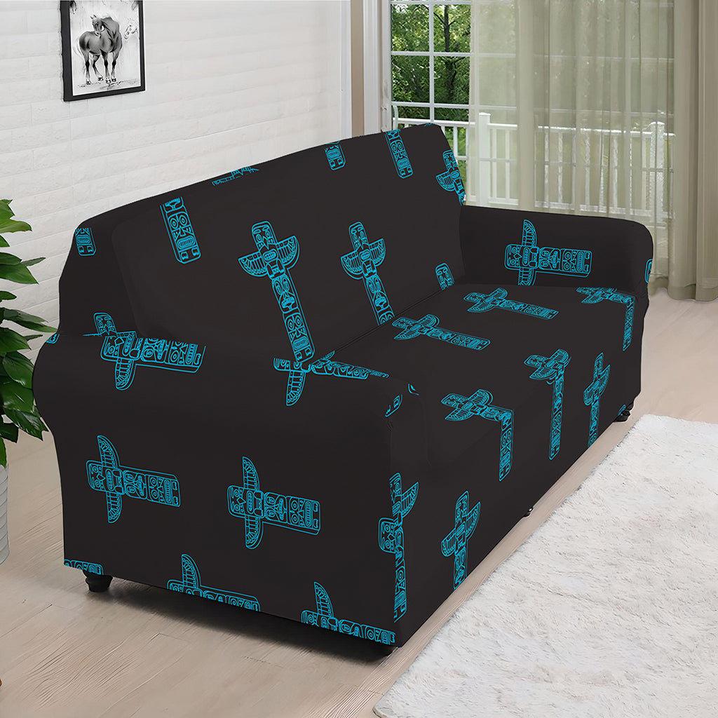 Native Totem Pattern Print Sofa Cover