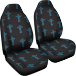 Native Totem Pattern Print Universal Fit Car Seat Covers