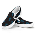 Native Totem Pattern Print White Slip On Sneakers