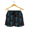 Native Totem Pattern Print Women's Shorts