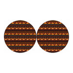 Native Tribal African Pattern Print Car Coasters