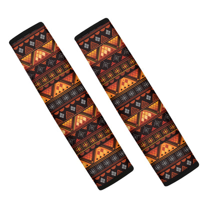 Native Tribal African Pattern Print Car Seat Belt Covers