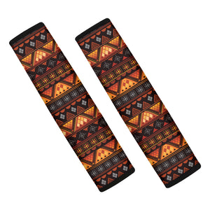 Native Tribal African Pattern Print Car Seat Belt Covers