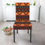 Native Tribal African Pattern Print Dining Chair Slipcover