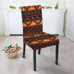 Native Tribal African Pattern Print Dining Chair Slipcover