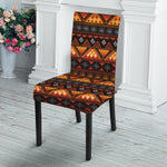 Native Tribal African Pattern Print Dining Chair Slipcover