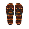 Native Tribal African Pattern Print Flip Flops