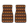 Native Tribal African Pattern Print Front Car Floor Mats