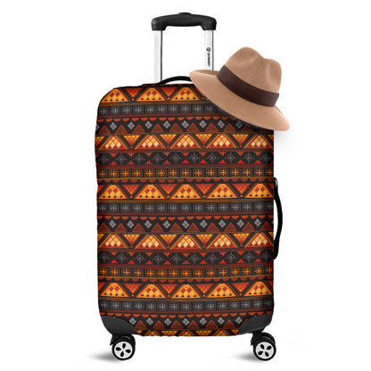 Native Tribal African Pattern Print Luggage Cover