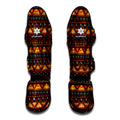 Native Tribal African Pattern Print Muay Thai Shin Guards