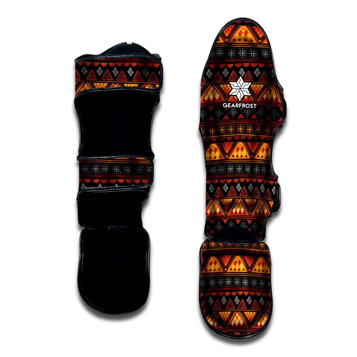 Native Tribal African Pattern Print Muay Thai Shin Guard