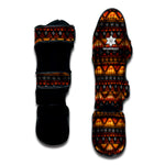 Native Tribal African Pattern Print Muay Thai Shin Guard