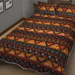 Native Tribal African Pattern Print Quilt Bed Set