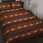 Native Tribal African Pattern Print Quilt Bed Set