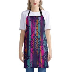 Native Tribal Aztec Pattern Print Apron