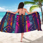 Native Tribal Aztec Pattern Print Beach Sarong Wrap