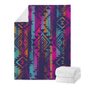 Native Tribal Aztec Pattern Print Blanket