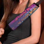 Native Tribal Aztec Pattern Print Car Seat Belt Covers