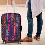 Native Tribal Aztec Pattern Print Luggage Cover GearFrost