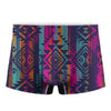 Native Tribal Aztec Pattern Print Men's Boxer Briefs