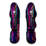 Native Tribal Aztec Pattern Print Muay Thai Shin Guard