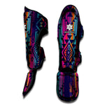 Native Tribal Aztec Pattern Print Muay Thai Shin Guard