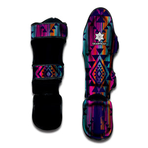 Native Tribal Aztec Pattern Print Muay Thai Shin Guard