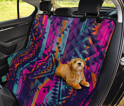 Native Tribal Aztec Pattern Print Pet Car Back Seat Cover