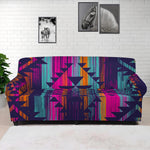 Native Tribal Aztec Pattern Print Sofa Cover