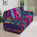 Native Tribal Aztec Pattern Print Sofa Cover