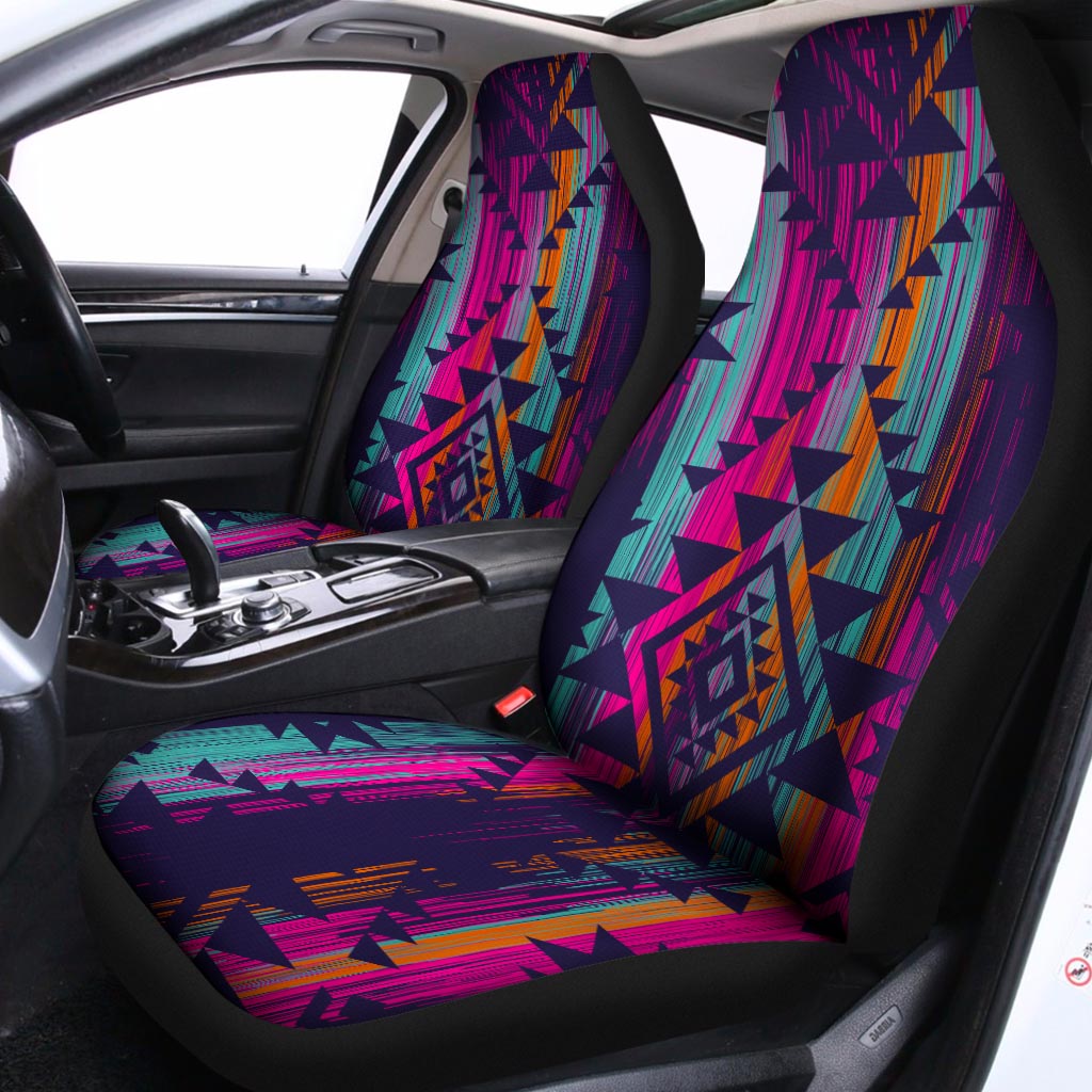 Native Tribal Aztec Pattern Print Universal Fit Car Seat Covers