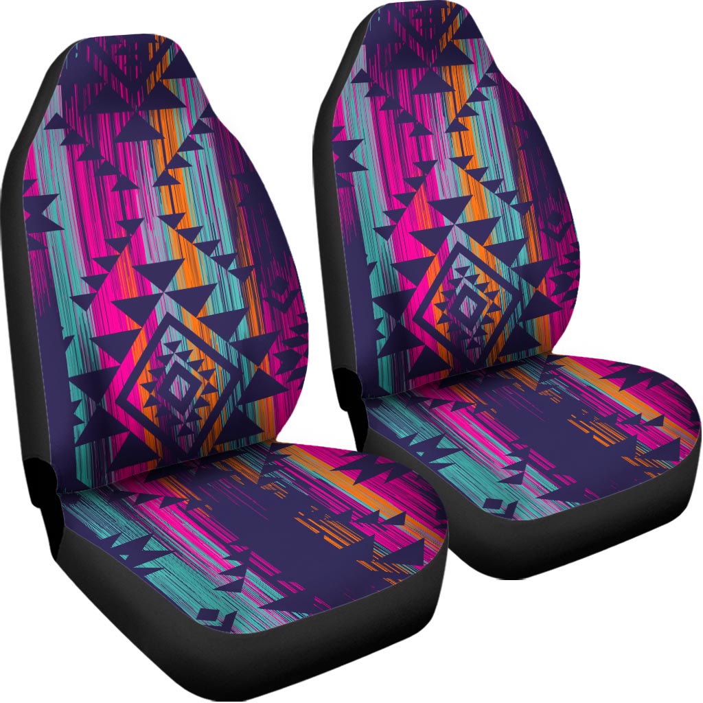 Native Tribal Aztec Pattern Print Universal Fit Car Seat Covers