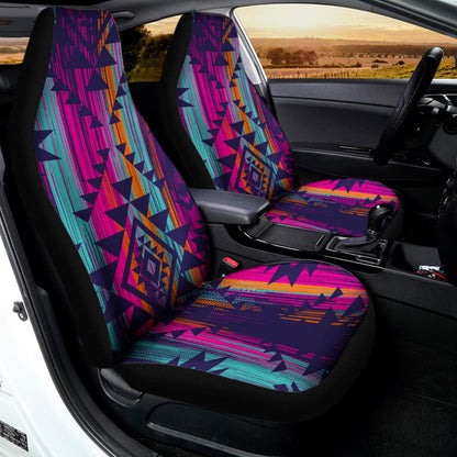 Native Tribal Aztec Pattern Print Universal Fit Car Seat Covers