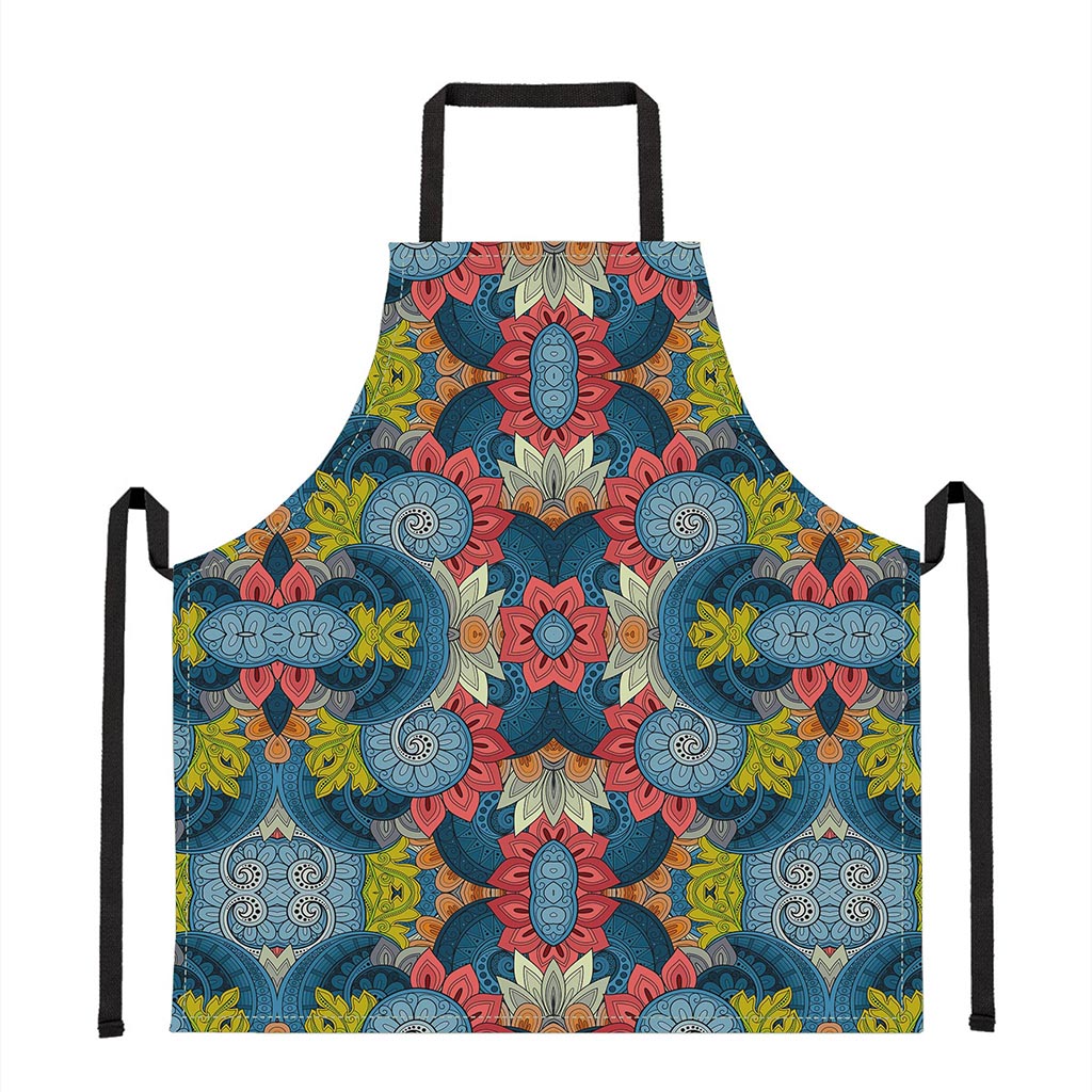 Native Tribal Bohemian Pattern Print Apron